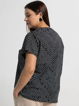 Блуза Ханна (черная) Б15461-20М