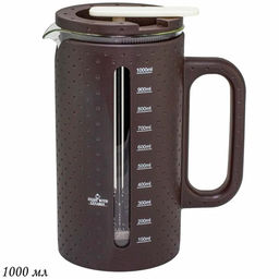 Френч-пресс 1000мл. в под.уп. Стекло арт.139-007 /LENARDI/