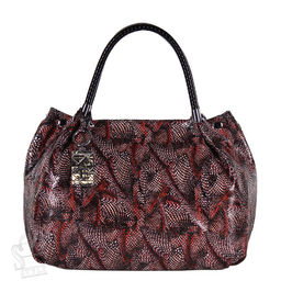 Сумка женская кожаная 8057-8-173 black orange Polina&Eiterou/30  в Новосибирске