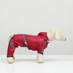 Комбинезон для собак, демисезонный, размер ХL (ДС 31-33, Ог 47-49, ОШ 35-37 см), красный - Simaland фото 3
