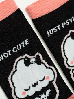 Цена за 2 пары. Носки Классические CONTE Носки женские HAPPY черный - Conte elegant фото 5