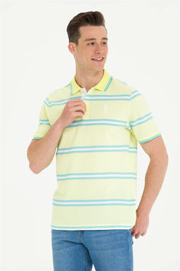 Мужская светло-желтая футболка - U.s. polo assn фото 8