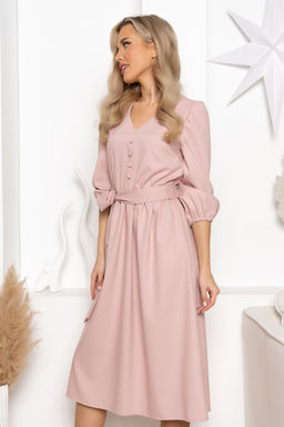 Платье Open Style 6659 пудровый