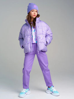 12421084 Брюки текстильные для девочек - Playtoday фото 5