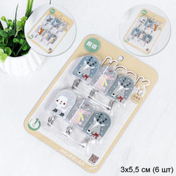 Крючок 6 штук / 1802 /уп 160/