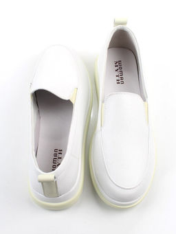 06-M27-6 WHITE Туфли женские (натуральная кожа)