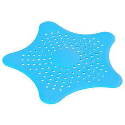 Ситечко-улавливатель волос для ванны 15х15см, силикон DH34-121