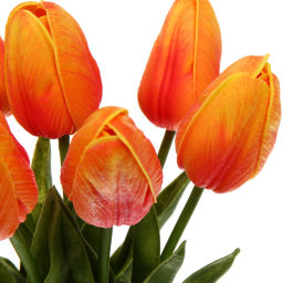 Цветы искусственные "Natur" 38см Тюльпаны 7шт желтые