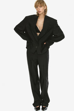 Pantalon sastre en mezcla de lino