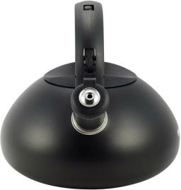 Чайник 2,5л из нержавеющей стали со свистком и ручкой из нейлона (100302) - Kamille фото 10