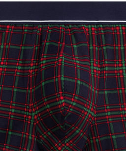 ATLANTIC 2GMH-031 Трусы шорты Check - набор 2 шт. темно-зеленый + темно-синий фото 5