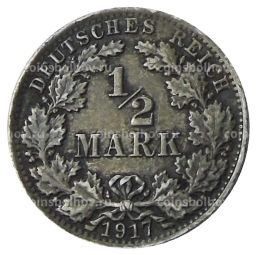1/2 марки 1917 года A Германия