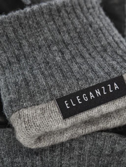 Перчатки мужские ш+каш. TOUCH IS01551 black/grey