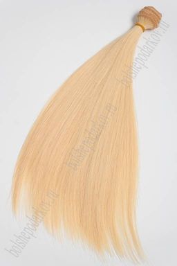 Фурнитура "Трессы для кукол Premium" 35 см; 57 гр (SF-3043) прямые №02D