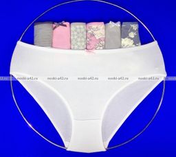 Цена за 7 шт. Трусы женские Турция Неделька-7 шт большие размеры арт. 24972 3XL (50-52) - For you фото 5