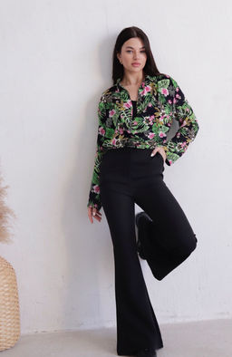 Рубашка с тропическим принтом - Martichelli фото 8