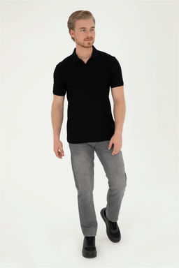 U. S. Polo Assn / Мужская черная футболка - U.s. polo assn фото 4