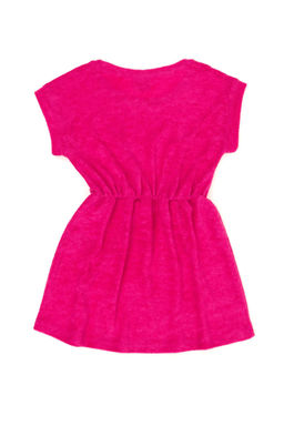 Вязаное платье цвета фуксии для девочки - U.s. polo assn фото 5