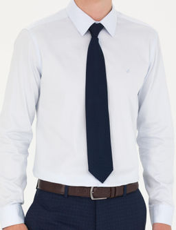 A__k Mavi Slim Fit Uzun Kollu Basic G_mlek - Pierre cardin фото 6