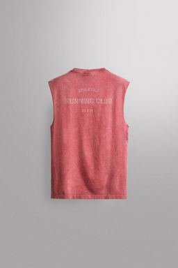 CAMISETA TANK RUNNING ALGOD?N / Rojo