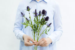 Эрингиум Супер Нова - Темно-фиолетовый - Real touch фото 2