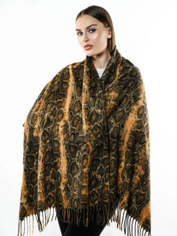 Яркий палантин с анималистичным принтом - Pretty mania фото 3