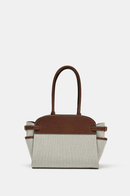 BOLSO CITY COMBINADO HEBILLAS / Beige claro - Zara фото 3