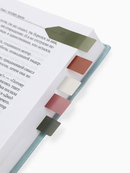 Цена за 2 шт. Стикеры для заметок с липким краем, прозрачные «Ромашки», 20 л., 5 шт.