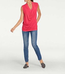 Блузка, коралловая - Patrizia dini фото 3