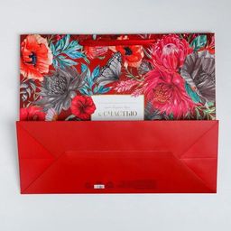 Пакет ламинированный К Счастью, XL 49 40 19 см - Дарите счастье фото 4