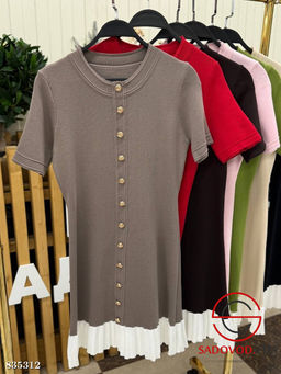 Платье женское с имитацией пуговиц - Bruno фото 6