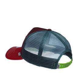 Бейсболка DJINNS арт. HFT Cap Food Burger (бордовый)  фото 2