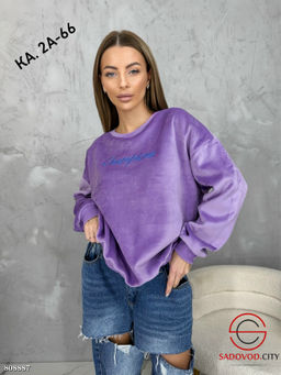 Кофта из велюра женская - Bruno фото 2