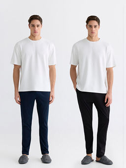 Standart Kal?p Erkek Pijama Alt 2li