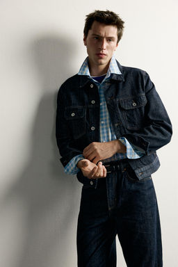 CAMISA REGULAR FIT CUADROS / Verde agua - Zara фото 6