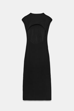 VESTIDO MIDI STRETCH / Negro - Zara фото 6