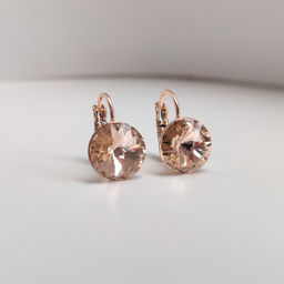 Серьги кристаллами Swarovski