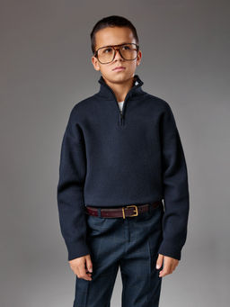 ACOOLA / Джемпер детский для мальчиков Edgar темно-синий фото 2