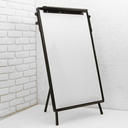 Флипчарт магнитно-маркерный, регулировка высоты, 90×60 см