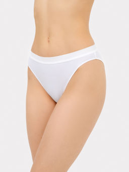 Цена за 2 штуки! Трусы женские классические в белом цвете белый 412528 - Mark formelle фото 3