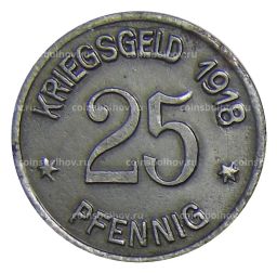 25 пфеннигов 1918 года Германия  Нотгельд Кобленц