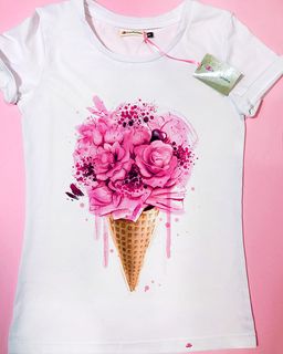 Эксклюзивная футболка Yana Pletneva упаковка плотный Zip пакет!