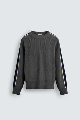 COLOUR BLOCK STRIPED SWEATER - Zara фото 7