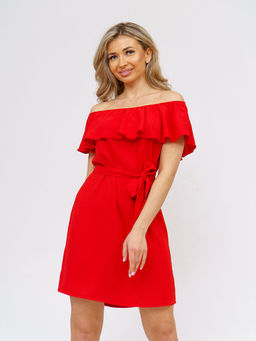 Платье женское, цвет красный