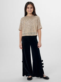 Брюки для девочек с декоративными бантиками - Mark formelle фото 2