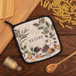 Прихватка Nature forest 19х19 саржа,100% хлопок,ватин 250г/м2