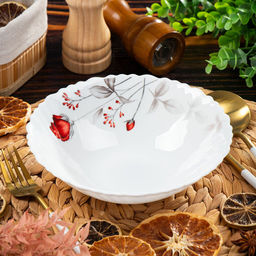 Вероника, Салатник стеклокерамика, круглый, 19 см, 0.7 л, низкий, Daniks, LHDW75/220303 (448953)  фото 2