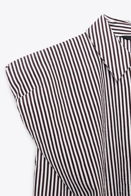 STRIPED SLEEVELESS SHIRT - Zara фото 8