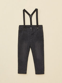 Basic Erkek Bebek Jean Pantolon ve Pantolon Ask?s? 2li - Waikiki фото 3