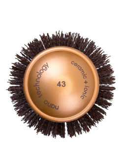 Kristaller Термобрашинг для укладки волос / Ceramic + Ionic TG-X16/43, 43 мм, коричневый  фото 2